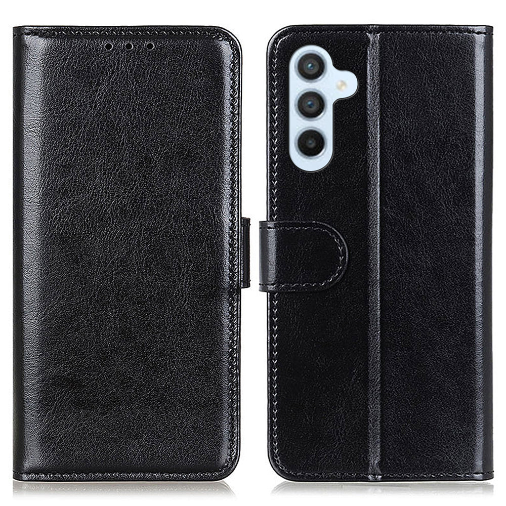 For Samsung Galaxy M54 5G / F54 5G Flip Wallet Case Crazy Horse Texture PU Leather Stand Phone Cover For Samsung Galaxy M54 5G / F54 5G Flip Wallet Case Crazy Horse Texture PU Leather Stand Phone Cover